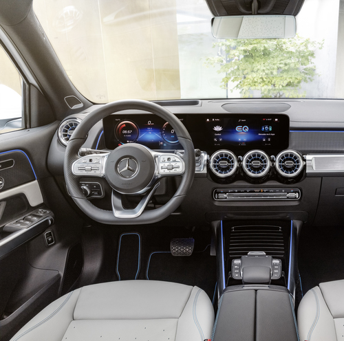 Mercedes EQ EQB Electric 7 Seat SUV Interior